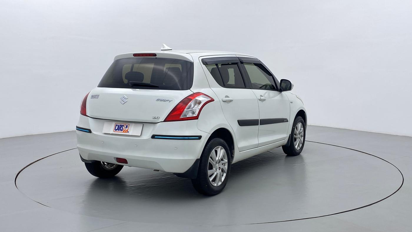 2014 Maruti Swift ZXI D, Petrol, Manual, 80,458 km, Right Back Diagonal