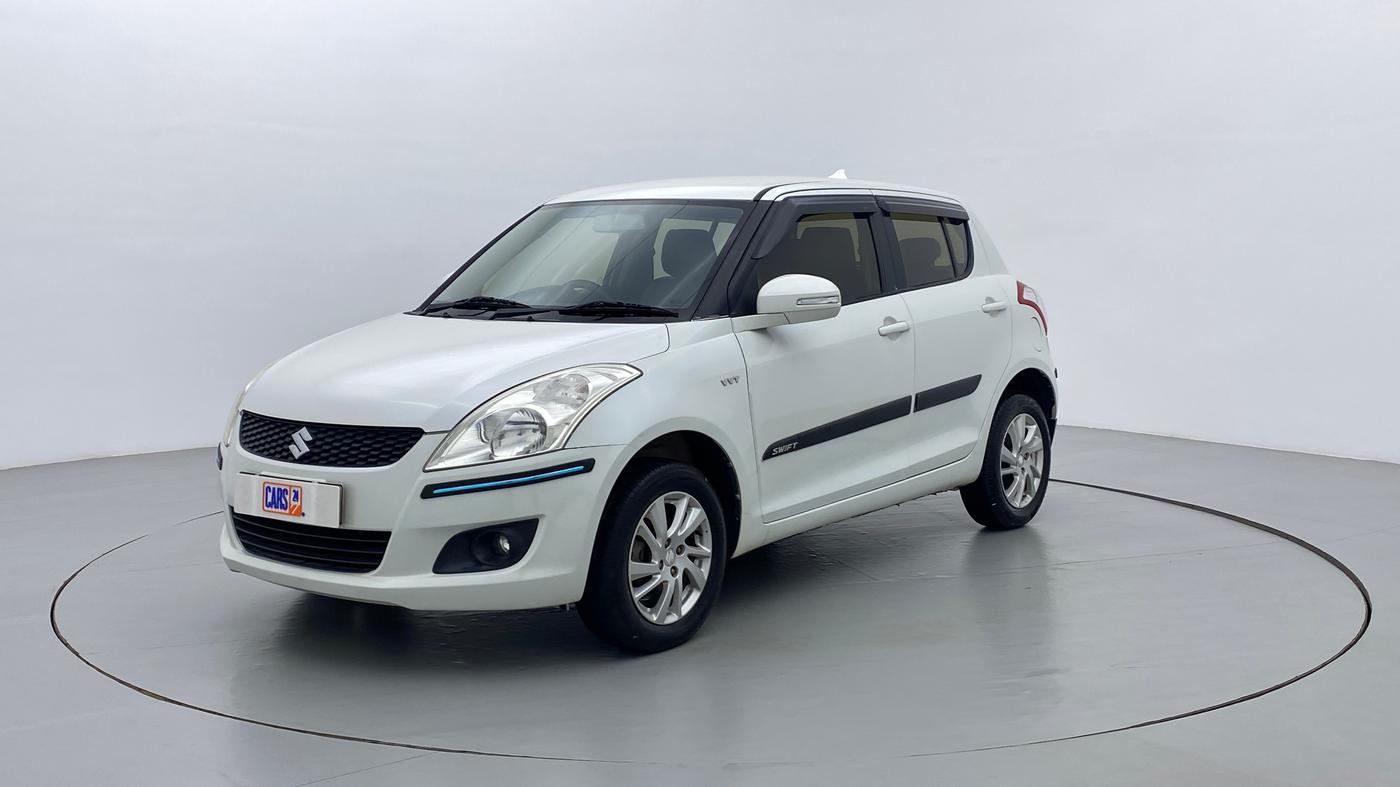 2014 Maruti Swift ZXI D, Petrol, Manual, 80,458 km, Left Front Diagonal