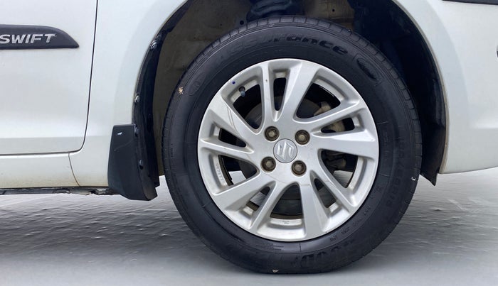 2014 Maruti Swift ZXI D, Petrol, Manual, 80,458 km, Right Front Wheel