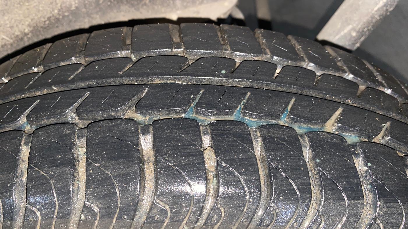 2018 Maruti Wagon R 1.0 VXI, Petrol, Manual, 8,484 km, Left Rear Tyre Tread