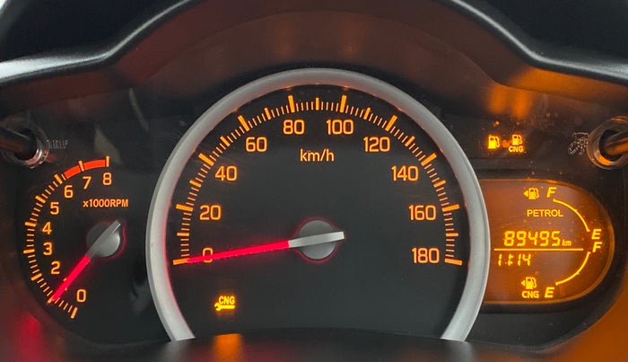 2019 Maruti Celerio VXI CNG OPT, CNG, Manual, 89,601 km, Odometer Image
