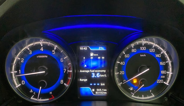 2016 Maruti Baleno ZETA PETROL 1.2, Petrol, Manual, 93,102 km, Odometer Image