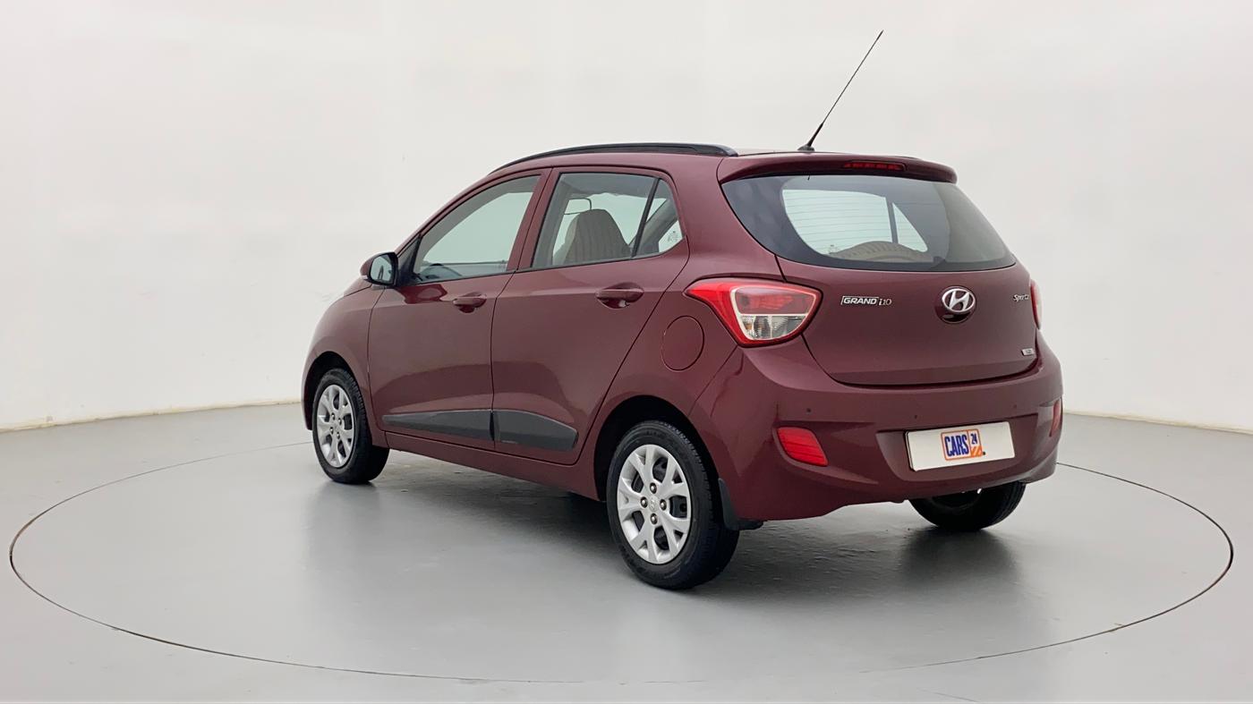 2015 Hyundai Grand i10 SPORTZ 1.2 KAPPA VTVT, Petrol, Manual, 22,010 km, Left Back Diagonal