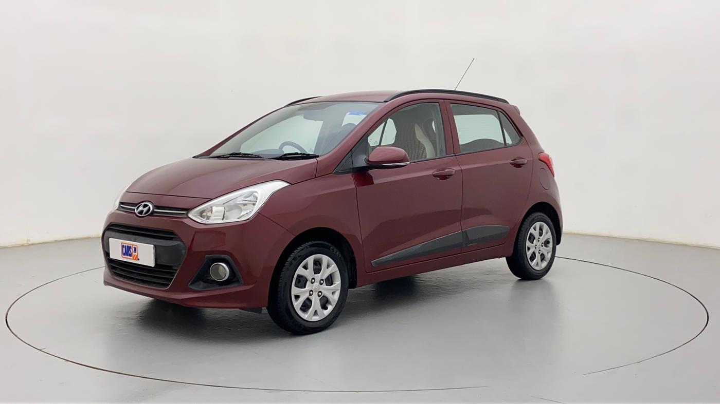 2015 Hyundai Grand i10 SPORTZ 1.2 KAPPA VTVT, Petrol, Manual, 22,010 km, Left Front Diagonal