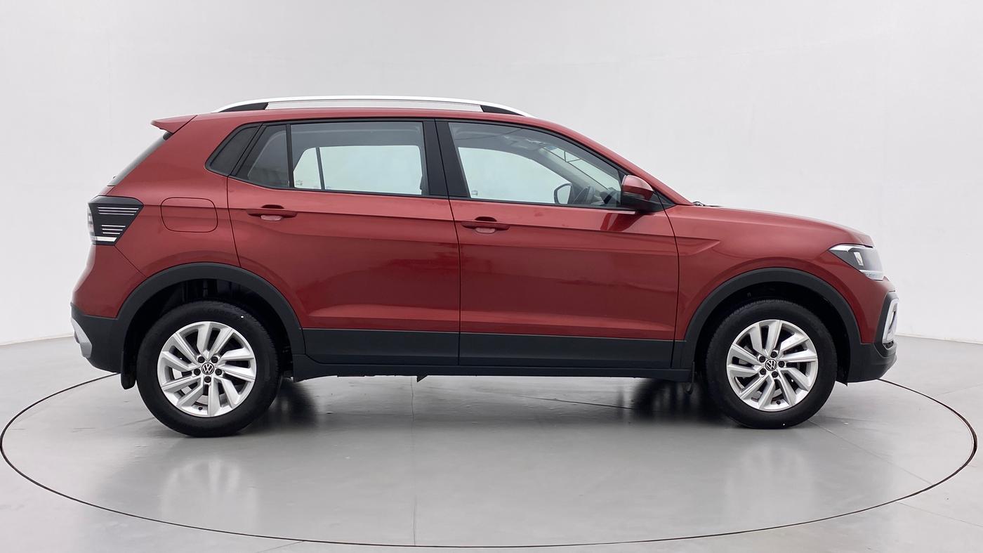 2022 Volkswagen TAIGUN HIGHLINE 1.0 TSI AT, Petrol, Automatic, 6,856 km, Right Side View