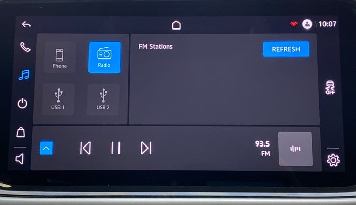 2022 Volkswagen TAIGUN HIGHLINE 1.0 TSI AT, Petrol, Automatic, 6,856 km, Infotainment System