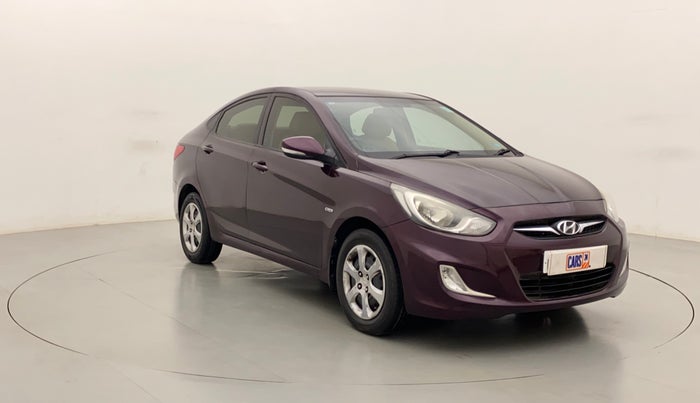 2014 Hyundai Verna FLUIDIC 1.6 CRDI EX, Diesel, Manual, 1,00,258 km, Right Front Diagonal