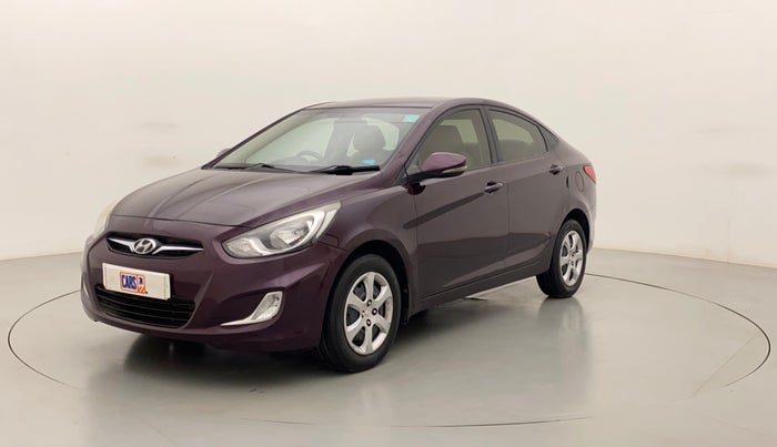 2014 Hyundai Verna FLUIDIC 1.6 CRDI EX, Diesel, Manual, 1,00,258 km, Left Front Diagonal