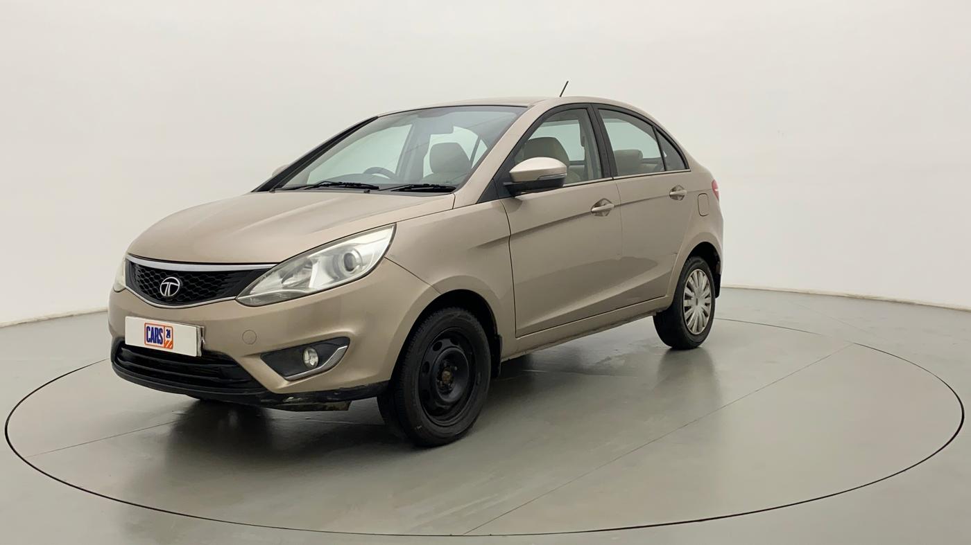 2016 Tata Zest XM RT 90 PS ABS, Petrol, Manual, 1,00,143 km, Left Front Diagonal