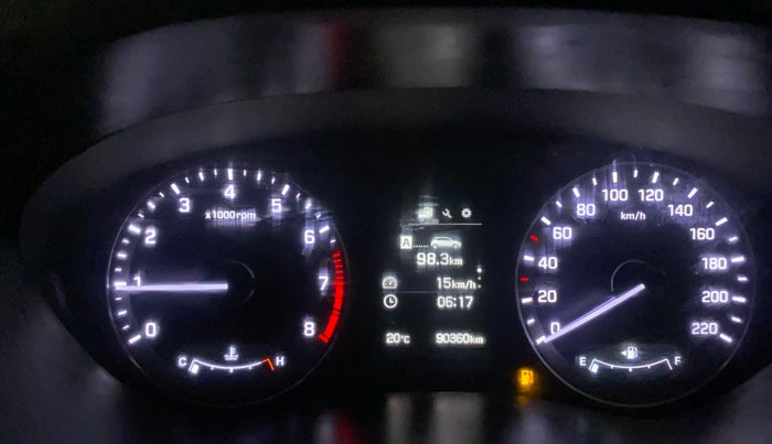 2018 Hyundai Elite i20 ASTA 1.2 (O), Petrol, Manual, 90,351 km, Odometer Image