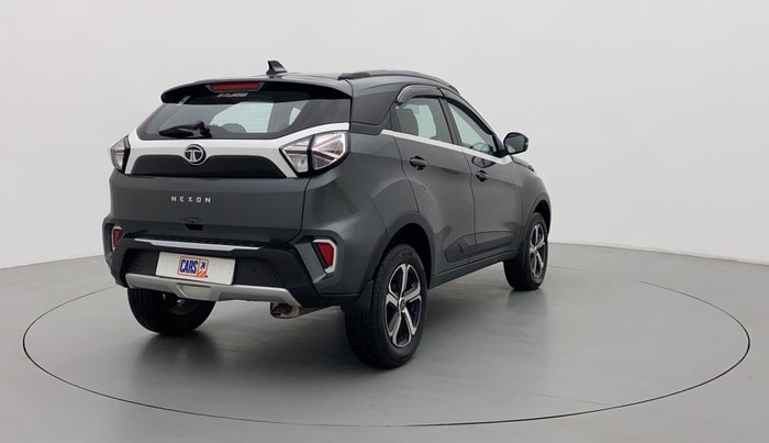 2021 Tata NEXON XZA + 1.2 PETROL A/T, Petrol, Automatic, 2,997 km, Right Back Diagonal
