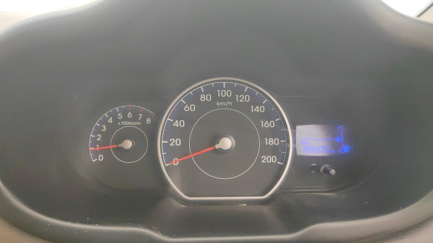 2014 Hyundai i10 MAGNA 1.1, Petrol, Manual, 88,805 km, Odometer Image