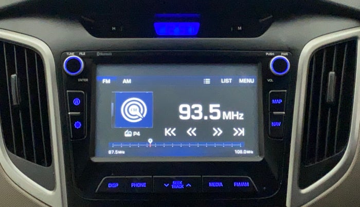 2017 Hyundai Creta SX PLUS AT 1.6 PETROL, Petrol, Automatic, 90,305 km, Infotainment System