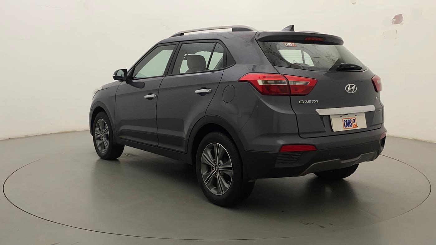 2017 Hyundai Creta SX PLUS AT 1.6 PETROL, Petrol, Automatic, 90,305 km, Left Back Diagonal