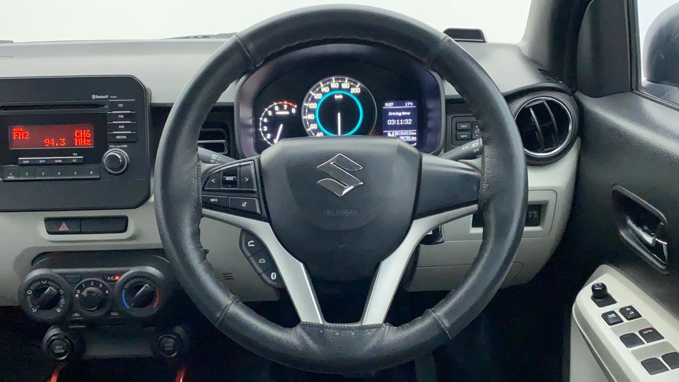 2018 Maruti IGNIS DELTA 1.2 AMT, Petrol, Automatic, 36,791 km, Steering Wheel Close Up