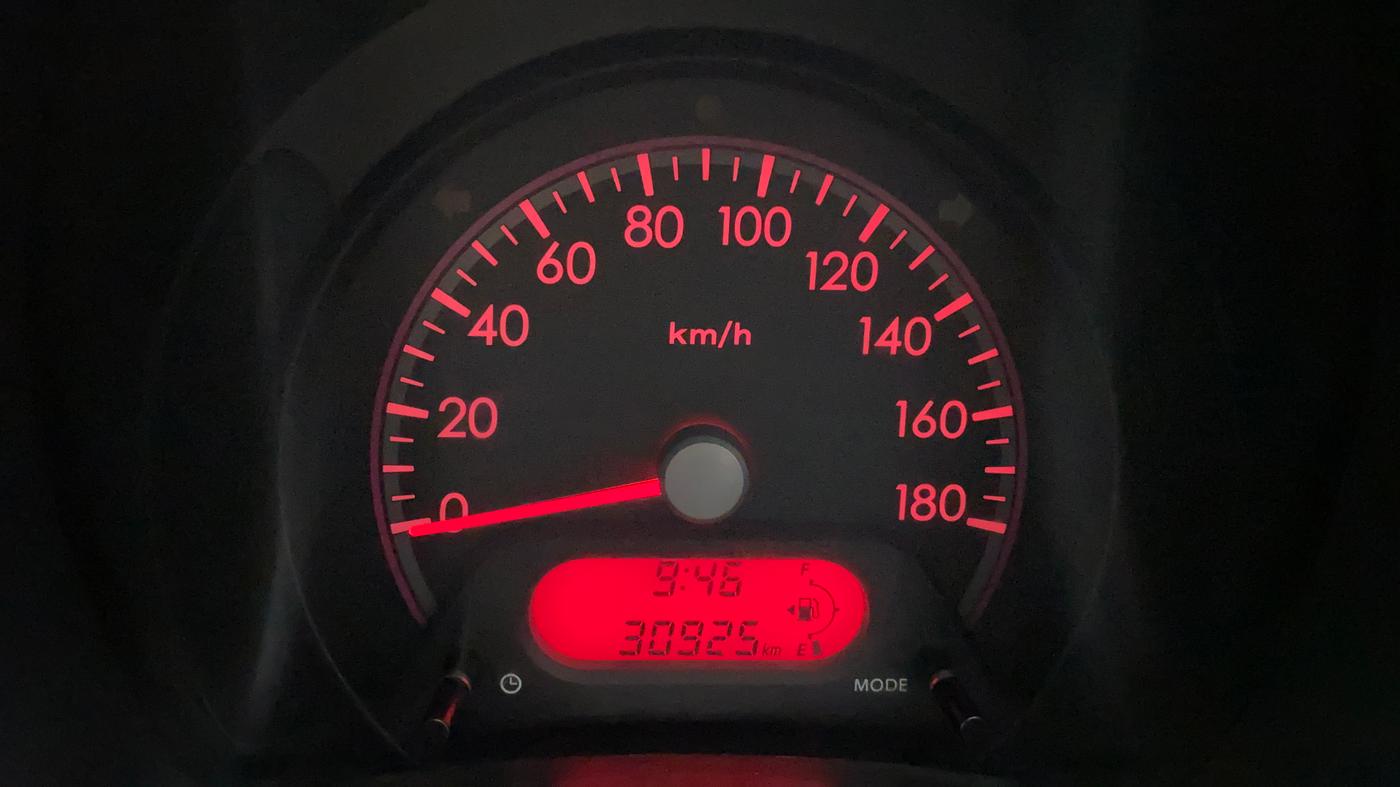 2009 Maruti A Star LXI, Petrol, Manual, 30,867 km, Odometer View