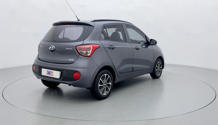 2017 Hyundai Grand i10 SPORTZ (O) 1.2 AT VTVT, Petrol, Automatic, 42,152 km, Right Back Diagonal