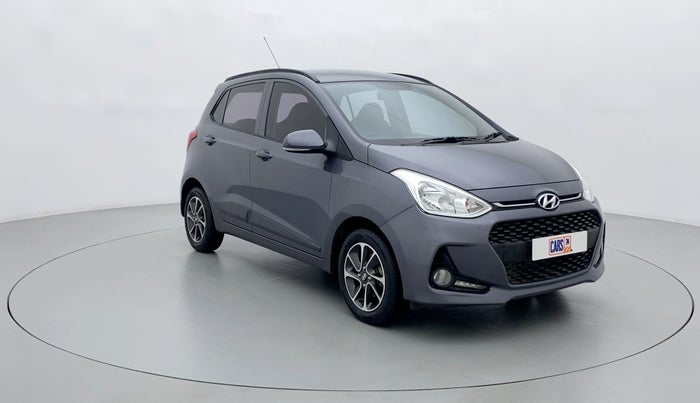 2017 Hyundai Grand i10 SPORTZ (O) 1.2 AT VTVT, Petrol, Automatic, 42,152 km, Right Front Diagonal