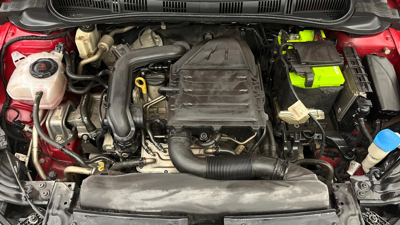 2022 Skoda SLAVIA AMBITION 1.0L TSI AT, Petrol, Automatic, 51,543 km, Engine View