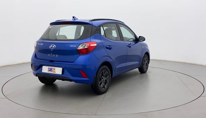 2019 Hyundai GRAND I10 NIOS SPORTZ AMT 1.2 KAPPA VTVT, Petrol, Automatic, 25,512 km, Right Back Diagonal