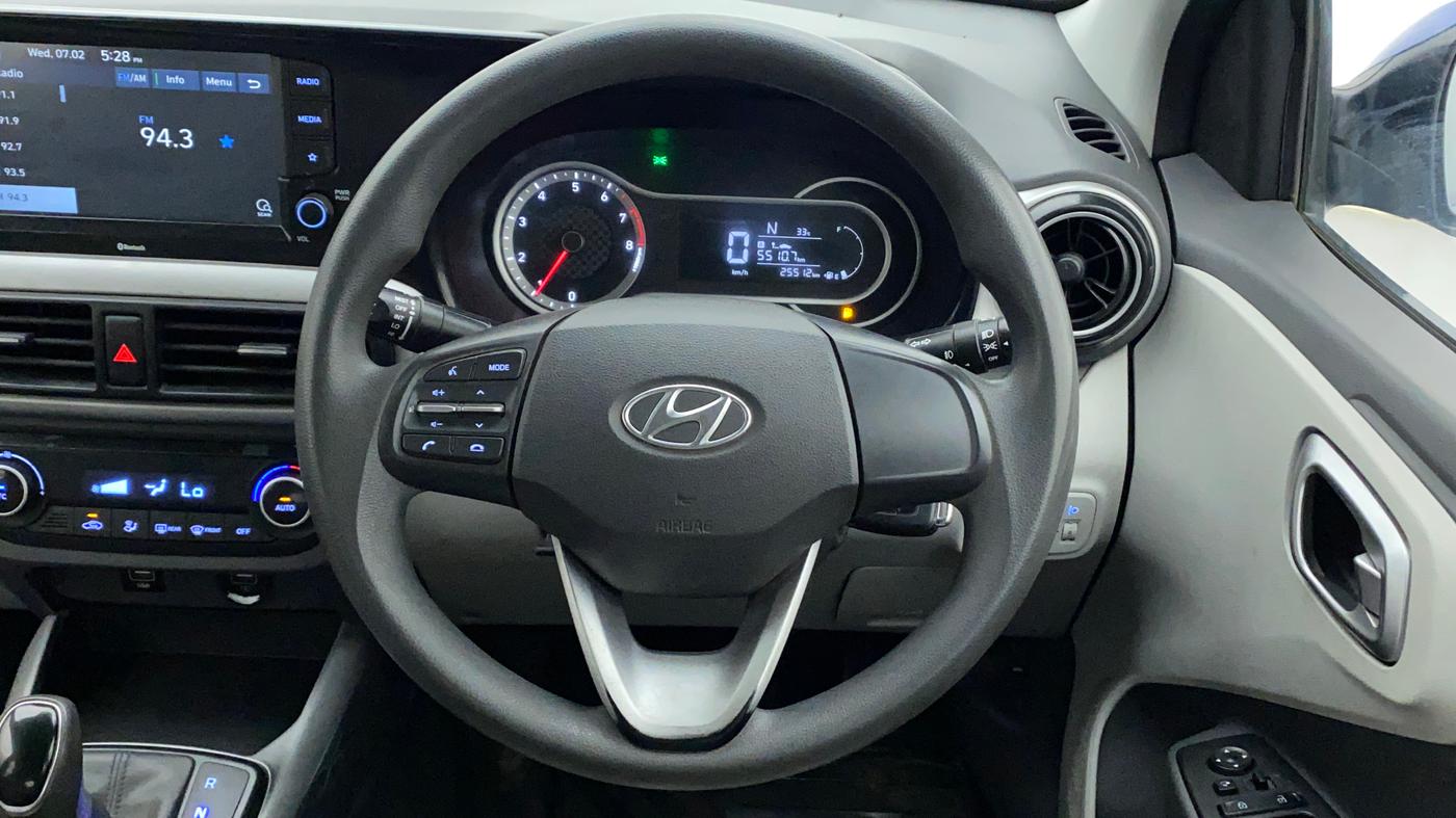 2019 Hyundai GRAND I10 NIOS SPORTZ AMT 1.2 KAPPA VTVT, Petrol, Automatic, 25,512 km, Steering Wheel Close Up