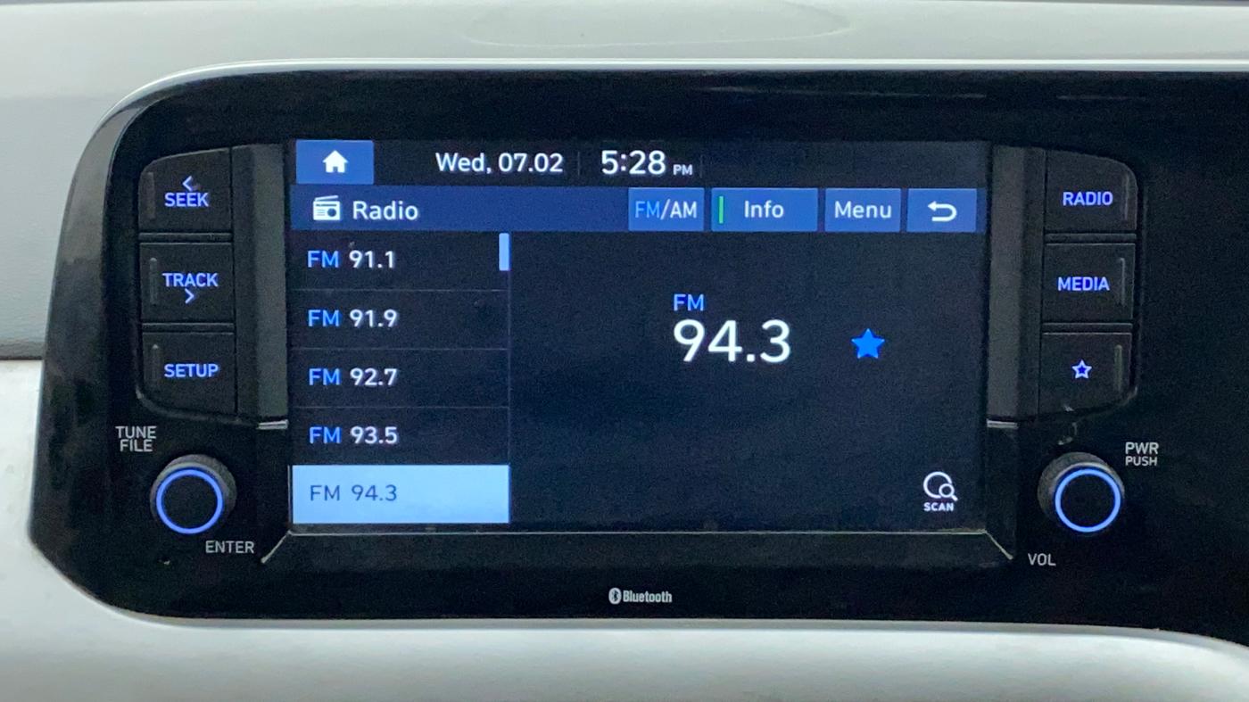 2019 Hyundai GRAND I10 NIOS SPORTZ AMT 1.2 KAPPA VTVT, Petrol, Automatic, 25,512 km, Infotainment System