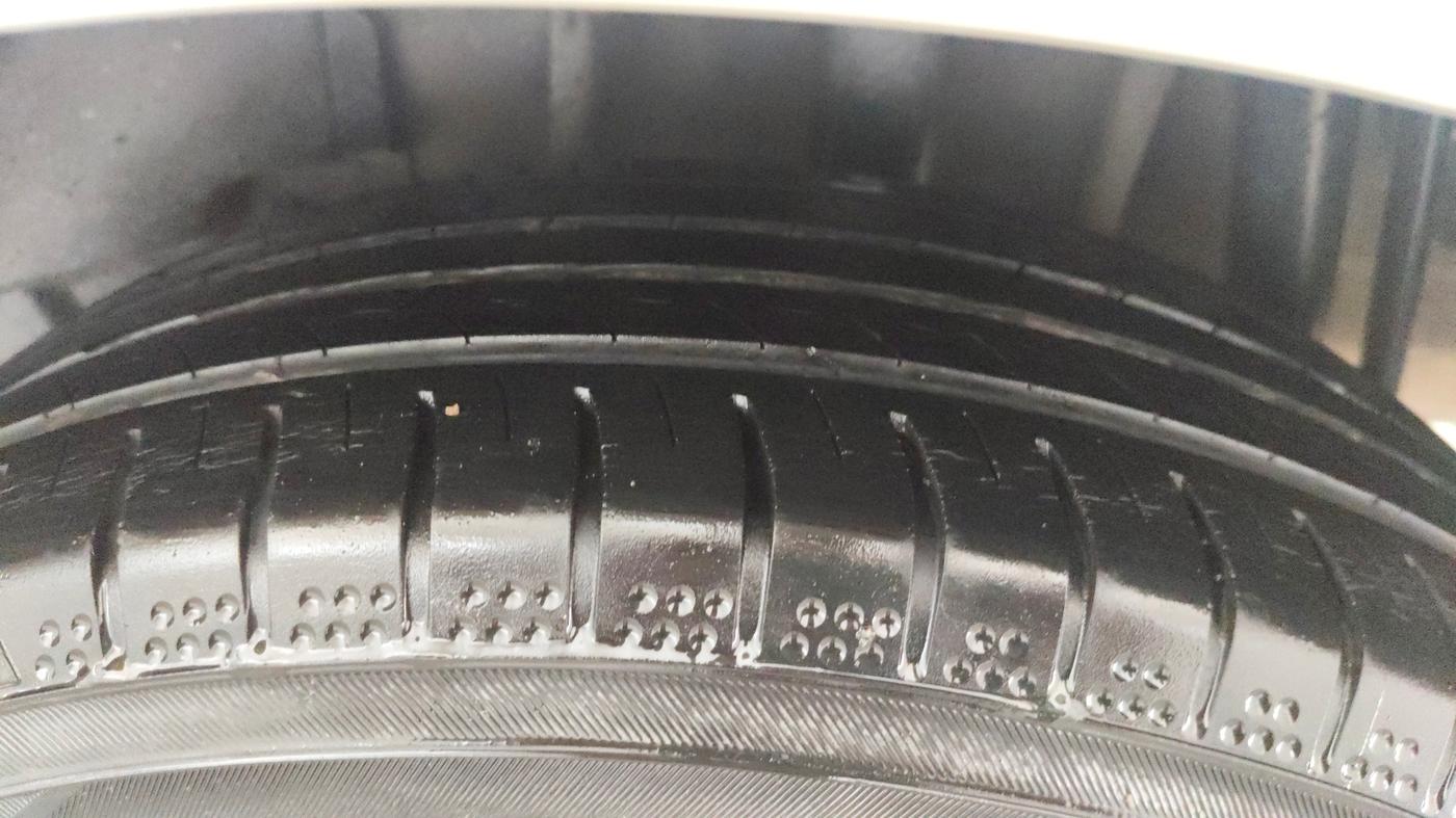 2019 Tata TIGOR XZ PLUS PETROL, Petrol, Manual, 95,655 km, Left Rear Tyre Tread