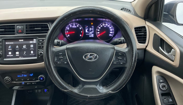 2018 Hyundai Elite i20 ASTA 1.2, Petrol, Manual, 50,706 km, Steering Wheel Close Up
