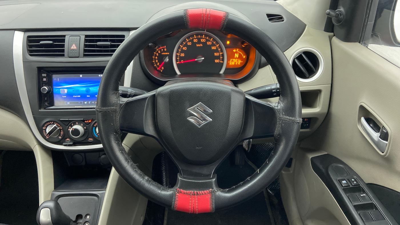 2014 Maruti Celerio VXI AMT, Petrol, Automatic, 27,921 km, Steering Wheel Close Up