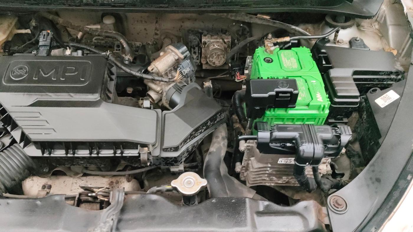 2019 Hyundai NEW SANTRO SPORTZ AMT, Petrol, Automatic, 62,259 km, Engine View - Left