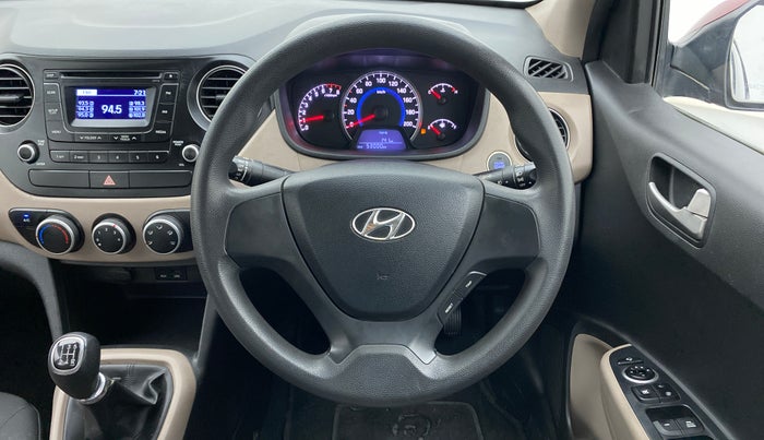2013 Hyundai Grand i10 SPORTZ 1.2 KAPPA VTVT, Petrol, Manual, 53,000 km, Steering Wheel Close Up