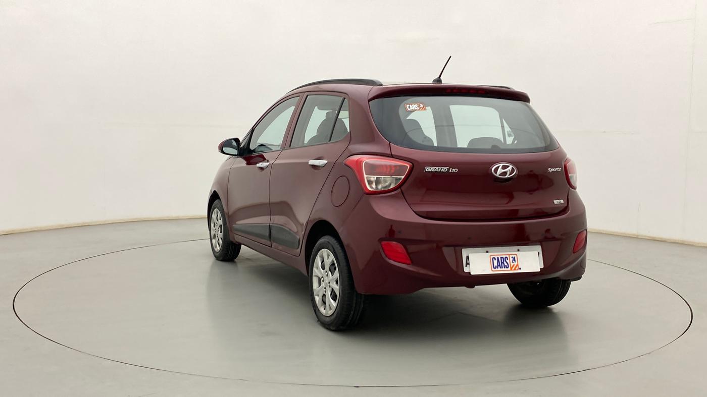 2013 Hyundai Grand i10 SPORTZ 1.2 KAPPA VTVT, Petrol, Manual, 53,000 km, Left Back Diagonal
