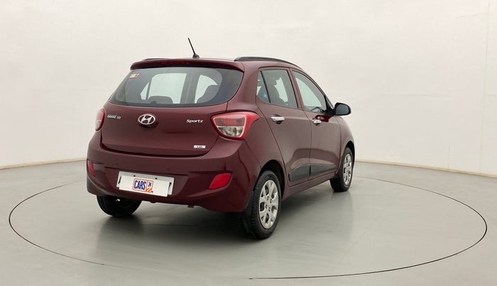 2013 Hyundai Grand i10 SPORTZ 1.2 KAPPA VTVT, Petrol, Manual, 53,000 km, Right Back Diagonal