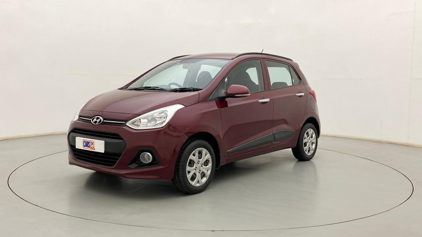 2013 Hyundai Grand i10 SPORTZ 1.2 KAPPA VTVT, Petrol, Manual, 53,000 km, Left Front Diagonal