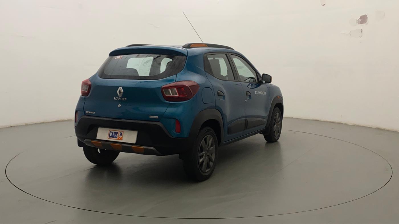 2019 Renault Kwid CLIMBER 1.0 AMT (O), Petrol, Automatic, 37,940 km, Right Back Diagonal