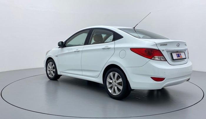 2012 Hyundai Verna FLUIDIC 1.6 SX CRDI, Diesel, Manual, 2,34,287 km, Left Back Diagonal