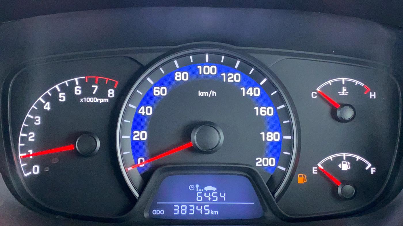 2014 Hyundai Xcent S 1.2 OPT, Petrol, Manual, 38,447 km, Odometer Image