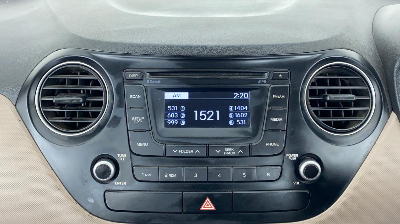 2014 Hyundai Xcent S 1.2 OPT, Petrol, Manual, 38,447 km, Infotainment System