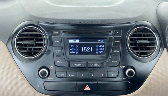 2014 Hyundai Xcent S 1.2 OPT, Petrol, Manual, 38,447 km, Infotainment System