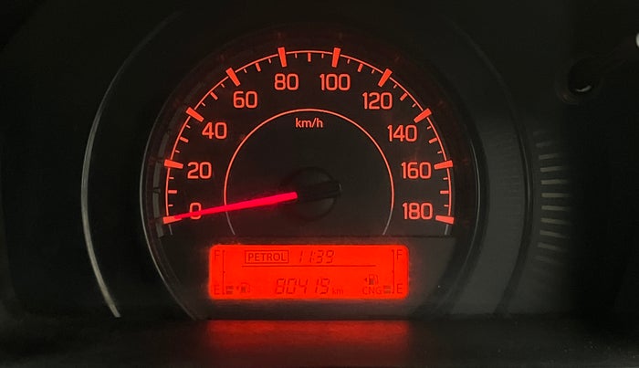 2021 Maruti New Wagon-R LXI CNG 1.0, CNG, Manual, 80,371 km, Odometer Image