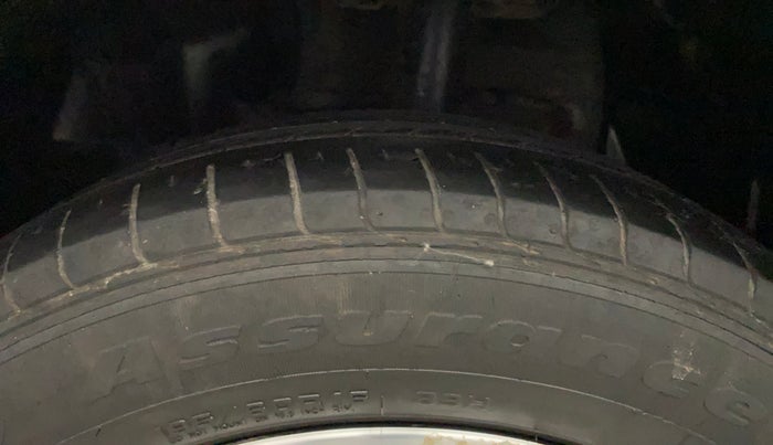 2021 Tata NEXON XMA SUNROOF PETROL, Petrol, Automatic, 33,081 km, Left Front Tyre Tread