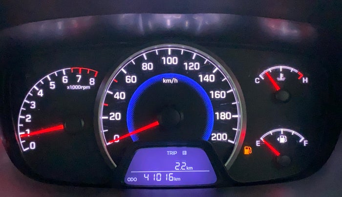 2016 Hyundai Grand i10 ASTA (O) 1.2 KAPPA VTVT, Petrol, Manual, 41,300 km, Odometer Image