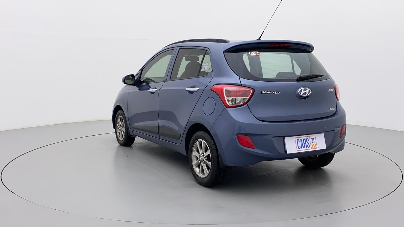 2016 Hyundai Grand i10 ASTA (O) 1.2 KAPPA VTVT, Petrol, Manual, 41,300 km, Left Back Diagonal