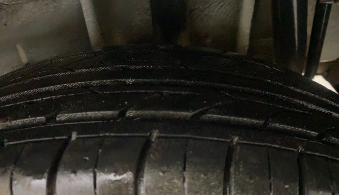 2017 Tata Tiago XM PETROL, Petrol, Manual, 1,46,478 km, Left Rear Tyre Tread