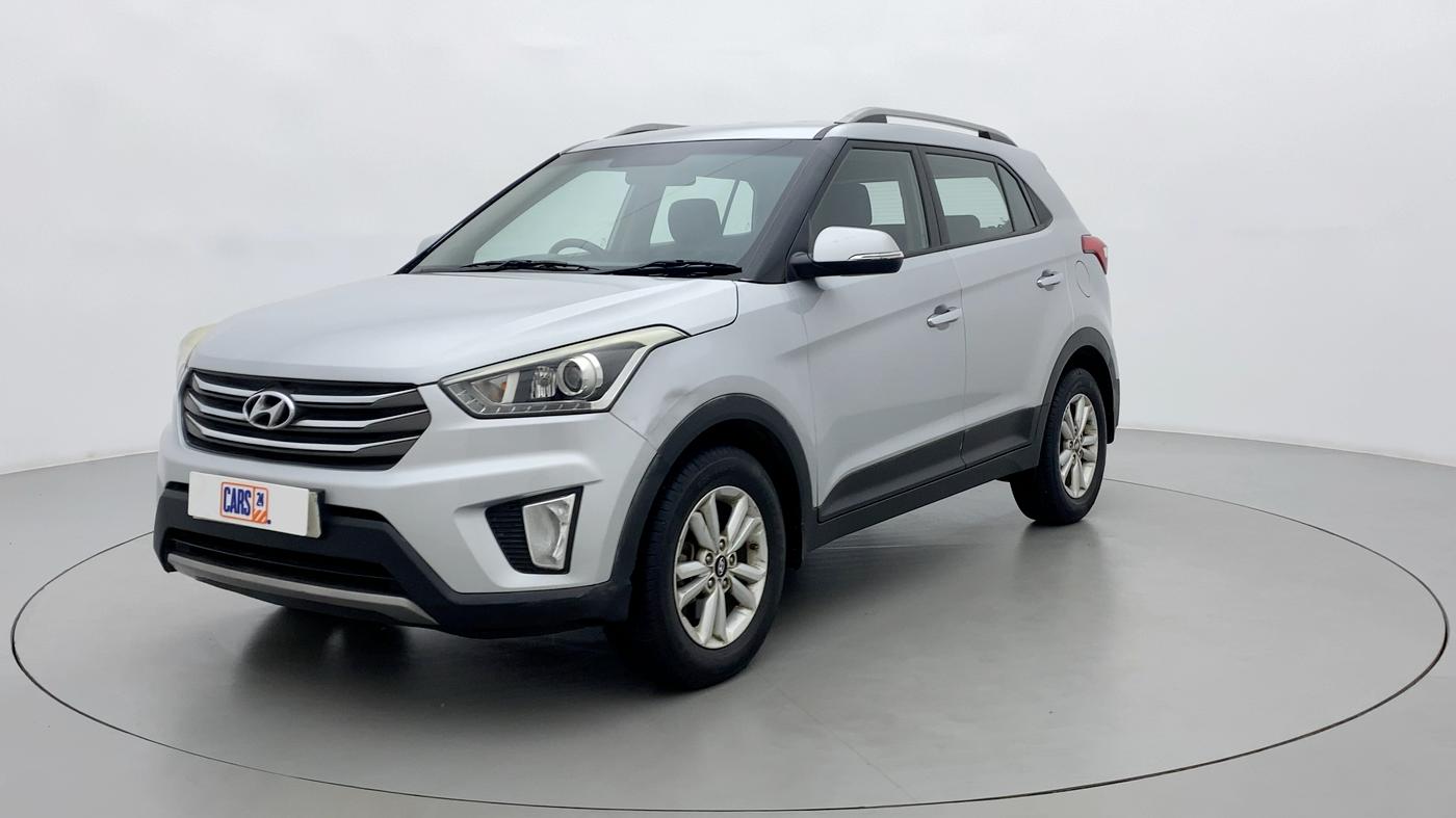 2015 Hyundai Creta SX PLUS 1.6 PETROL, Petrol, Manual, 77,138 km, Left Front Diagonal