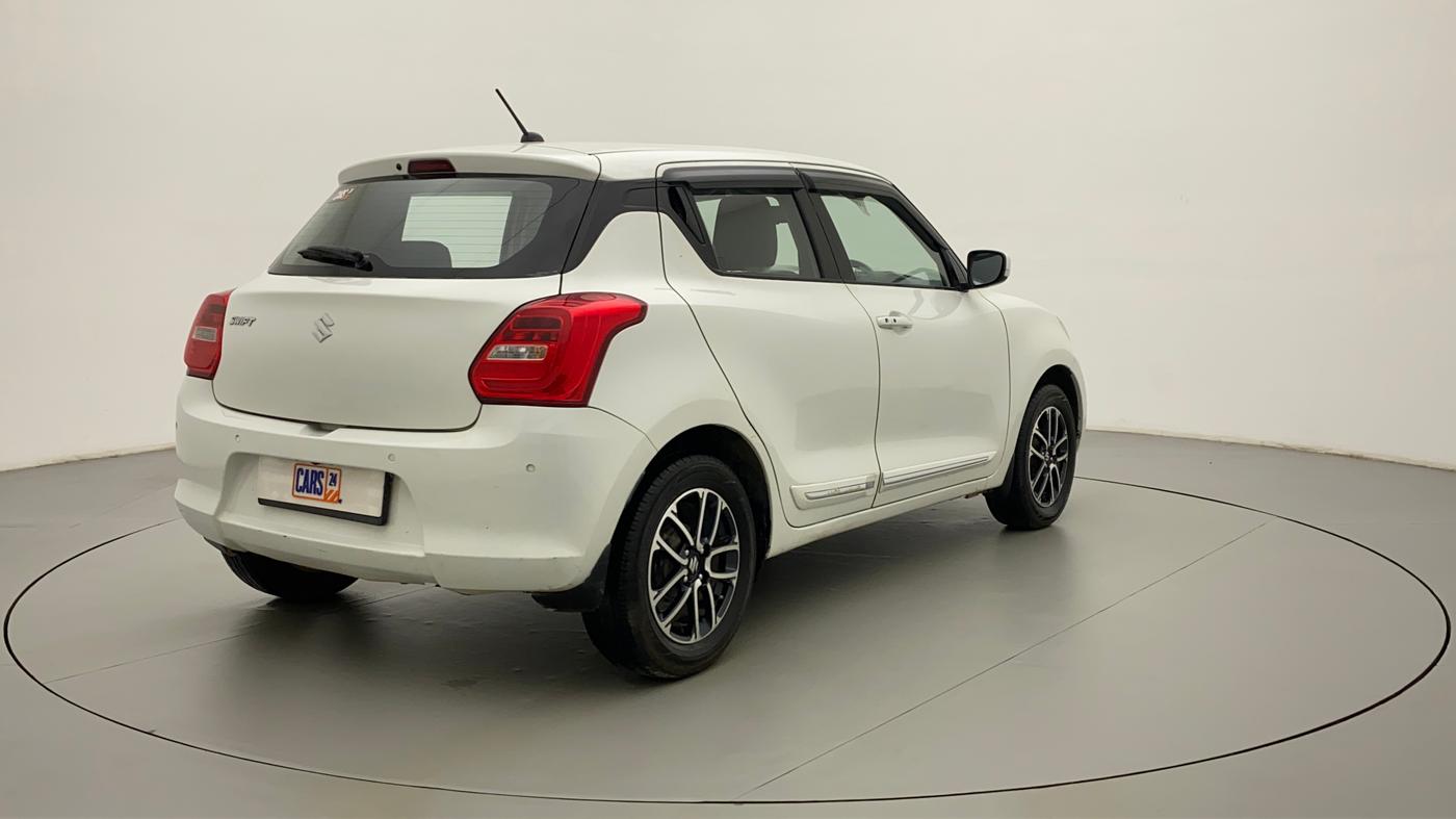 2018 Maruti Swift ZXI PLUS, CNG, Manual, 88,992 km, Right Back Diagonal