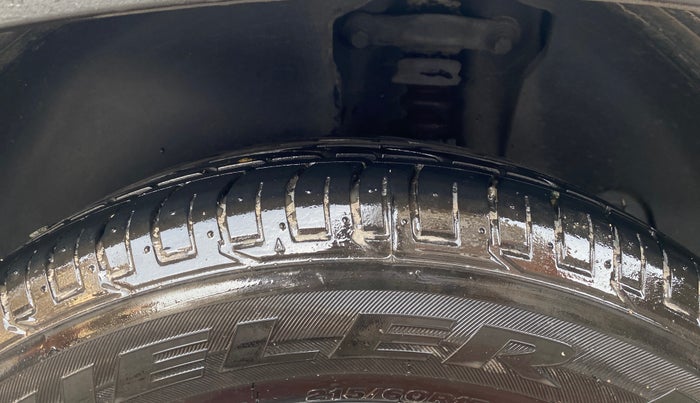 2021 Hyundai Creta SX (O) IVT 1.5 PETROL, Petrol, Automatic, 49,539 km, Left Rear Tyre Tread