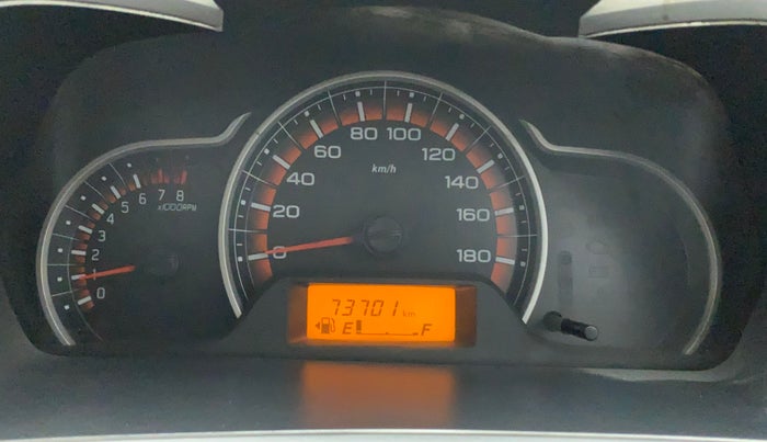 2016 Maruti Alto K10 VXI, Petrol, Manual, 73,701 km, Odometer Image