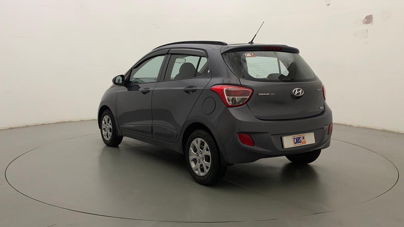2016 Hyundai Grand i10 SPORTZ 1.2 KAPPA VTVT, Petrol, Manual, 59,893 km, Left Back Diagonal