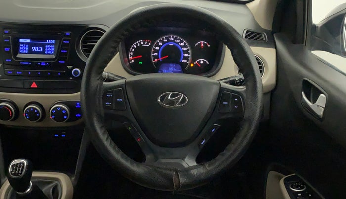 2016 Hyundai Grand i10 SPORTZ 1.2 KAPPA VTVT, Petrol, Manual, 59,893 km, Steering Wheel Close Up